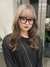 【もっと明るく】内部補修ケアブリーチ+透明感カラー+質感up TR ¥12650~
