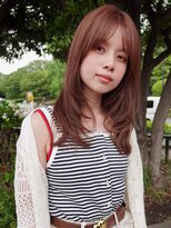 ベル 銀座5丁目店(Belle)&nbsp;ブリーチなし暖かみのあるブラウン/顔まわりレイヤー
