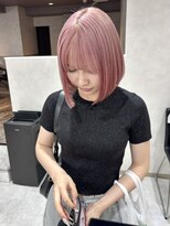ソメルン 秋葉原&nbsp;秋葉原で叶えるピンクラベンダーボブ