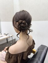 ジゼル ビエラ博多テラス店(GiseL)&nbsp;【Asuka】サイドアップヘア#博多ヘアセット