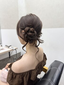 ジゼル ビエラ博多テラス店(GiseL) 【Asuka】サイドアップヘア#博多ヘアセット