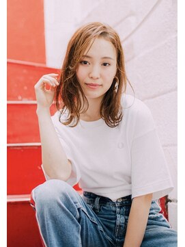 ウイングスガーデン 鶴川(WINGS garden) 夏にオススメのセミウェットなロブ♪ 鶴川 美容室