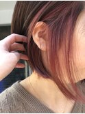 ちらっと レッド×pink×バイオレット