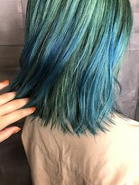 ヘアサロンエムフィス 池袋東口(HAIR SALON M Fe's)&nbsp;デザインカラー/厚めバング/ローライト/スリークボブ