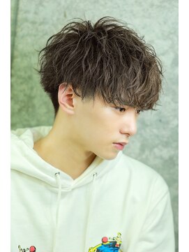 リップス 表参道店(LIPPS) 2ブロック刈り上げ【グランジマッシュ】ランダムパーマ