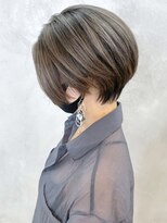 アイティーバイアルバム 八王子店(IT by ALBUM) ショートシャドールーツ_外ハネボブセクションカラー_ba345651