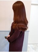 ツヤ巻き艶巻き暖色系カラーoggiottoトリートメント