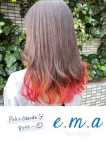 エマヘアデザイン(e.m.a Hair design) 裾カラー