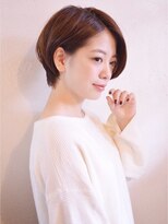 ハウスアンドヘアーワークス(House&Hair works) 前髪長め大人小顔ショート30代40代50代　藤沢