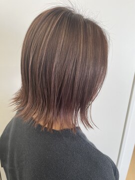 エイト 神戸三宮店(EIGHT) 【EIGHTKobe三宮店】島本  N H B 馴染ませハイライトボブ