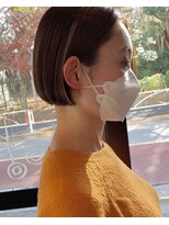 ナタン 自由が丘(NATHAN)&nbsp;フレンチセピアアッシュ×マリンブルー×グクマッシュ×髪質改善