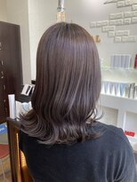 ヘアメイクヒール 【艶髪！】ラベンダーブラウン×くびれスタイル　八戸 20代 30代