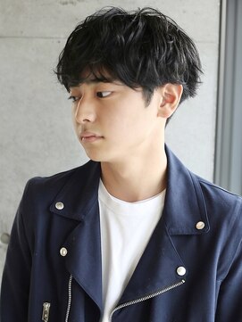 アンドレイ 表参道(andrey) 【ANDREY】アッシュブラック/ハイライト/マッシュパーマ/ウルフ