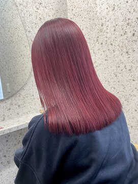 ラニヘアサロン(lani hair salon) レッドカラー/ピンクカラー/チェリーカラー/ダブルカラー/ボブ