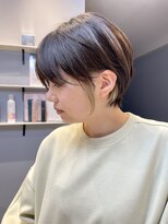 ベルベットヘア 千早店(Velvet hair) イヤリングカラー×丸みショート 【福岡 聖容】