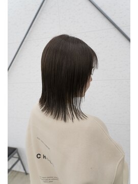 ビーヒアナウ N゜03 金沢駅西店(BE HERE NOW) 結べるボブ外ハネボブレイヤーカットモテ髪切りっぱなし