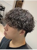 新潟メンズパーマ　新潟波巻き　新潟波巻きスパイラル