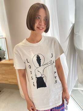 イノセントヘア(innocent.hair) ミルクティーハイトーンカラーアースカラー