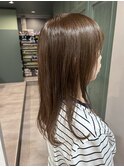 切りっぱなしレイヤー×ふんわりミディ