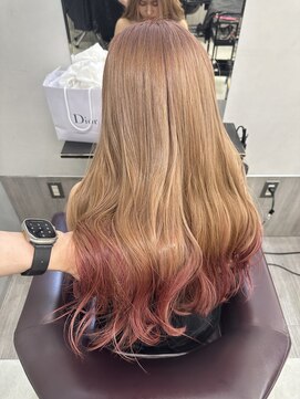 ジルバイジゼル(JILL by GiseL) K_ミルクティーベージュダブルカラーインナーカラーケアブリーチ