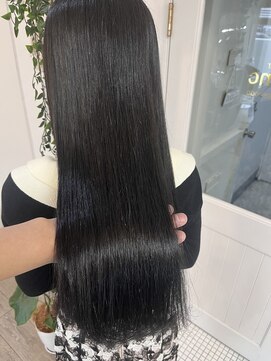 シンク オモテサンドウ(sync omotesando) 黒髪/巻ける縮毛矯正