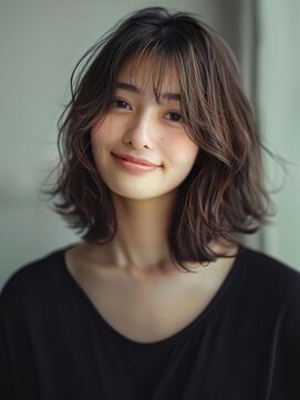 アルトリスト(Altruist Aging×HAIR&SPA) ★暗めカラーグランマッシュフェイスフレーミングデザインカラー