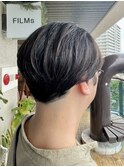 艶髪ショートカット/カラー/ダークブラウン