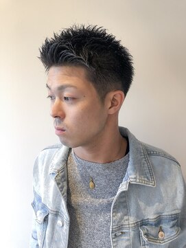 ロンドグロワール 大宮(Lond Gloire) 刈り上げフェードベリショ　アップバング