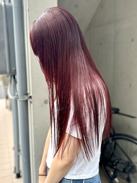 シャロン(SHARON) 【SHARON】ロングヘア×レッドカラー