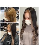 フェイスフレーミング/ハイトーン/ベージュ