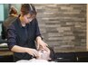 カット+眉毛カット+シェービング+ヘッドスパ+ヘアセット+エステメニュー(2つ)