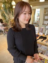 オブジェ シエル(obje't ciel)&nbsp;【obje’t ciel】外はねロング×ショコラブラウン【暮石　唯】