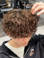 ササ 京都河原町店(33 SASA)&nbsp;プードルパーマ×ブラウンカラー　京都四条河原町