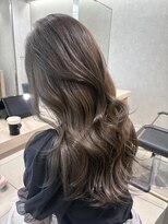 アッシュ 高幡不動店(Ash) 韓国ヘア髪質改善ブリーチなしダブルカラーグレージュレイヤー