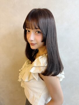 キイ ギンザ(k.e.y GINZA) ツヤ感セミロング