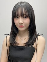 エトラ 渋谷店(etora) 小顔前髪 レイヤーカット デザインカラー フェイスフレーミング"
