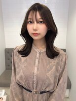 ラヴィズム 長岡店(LUVISM)&nbsp;韓国/顔周りレイヤー/ダブルカラー/ベージュ/前髪新潟長岡宮関