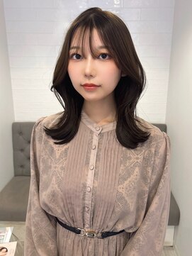 ラヴィズム 長岡店(LUVISM) 韓国/顔周りレイヤー/ダブルカラー/ベージュ/前髪新潟長岡宮関