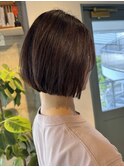 丸み切っぱなしボブ