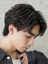 フィフス 渋谷(fifth)&nbsp;渋谷フェザーパーマシャドウパーマ波巻きパーマメンズミディアム