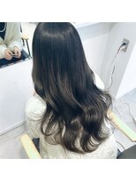ビューバイネオリーブ 用賀店(Beau'r by neolive)&nbsp;黒髪クラゲヘアーオリーブグレー小顔ココアベージュ[用賀]