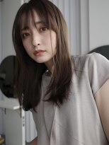 ヌヌ 渋谷 原宿 明治神宮前(nunu)&nbsp;レイヤーカットウルフカットボブグレージュオリーブべージュ