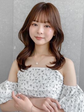 ロンドクレール 川崎(Lond clair) レイヤーカットで小顔印象！顔周りデザインがポイント/川崎34