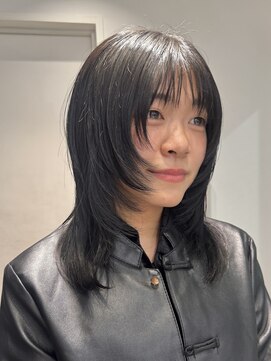 Nalu pu loa PONTE 【ナルー プロア ポンテ】【4/1 NEW OPEN(予定)】 ミディアムレイヤー/ざくざくバング/パーマ落とし/黒髪レイヤー