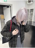 ホワイトパール/ホワイトラベンダー/ハイトーンボブ