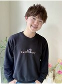 《花屋併設の美容院》メンズ×ワンカラー