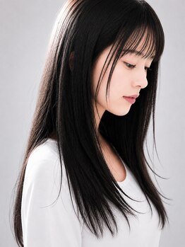 クロム 狭山ヶ丘店(CHROM)の写真/【狭山ヶ丘駅徒歩5分】癖毛/うねり毛でお困りの方必見!今までにない自然な仕上がりで扱いやすいスタイルに*