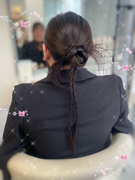 アイトーキョーエス 渋谷(AI TOKYO S) カチモリ/渋谷/渋谷ヘアメ/カチモリヘア/シニヨンヘア