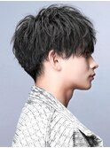 横顔も決まる！ツイスパマッシュ【刈り上げマッシュ】