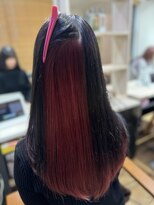 ラピス 新宿(Lapis)&nbsp;【Lapis新宿】インナーレッドカラー/デザインカラー/ブリーチ